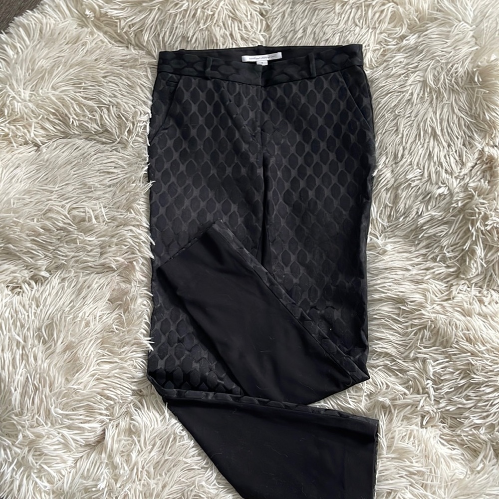 Beautiful black on black slacks.